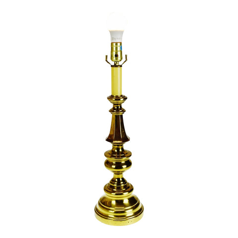 Vintage Brass Finish Stiffel Style Table Lamp