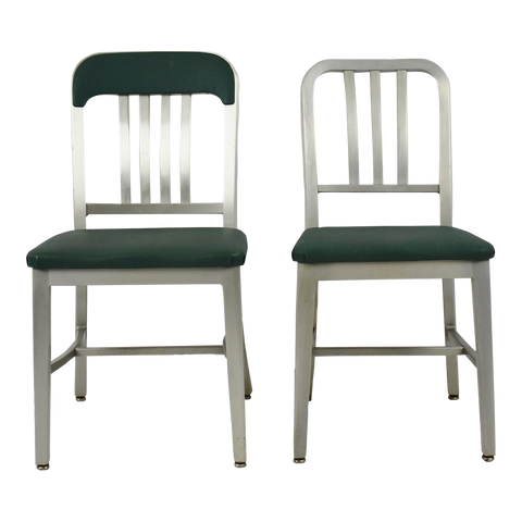 MCM Good Form Aluminum Chairs - A Pair